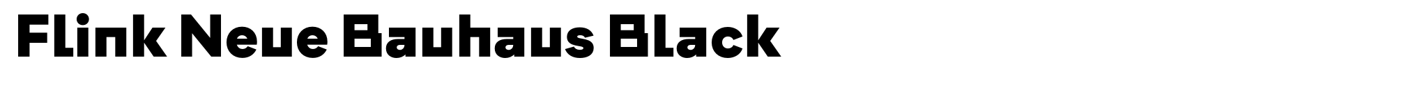 Flink Neue Bauhaus Black image